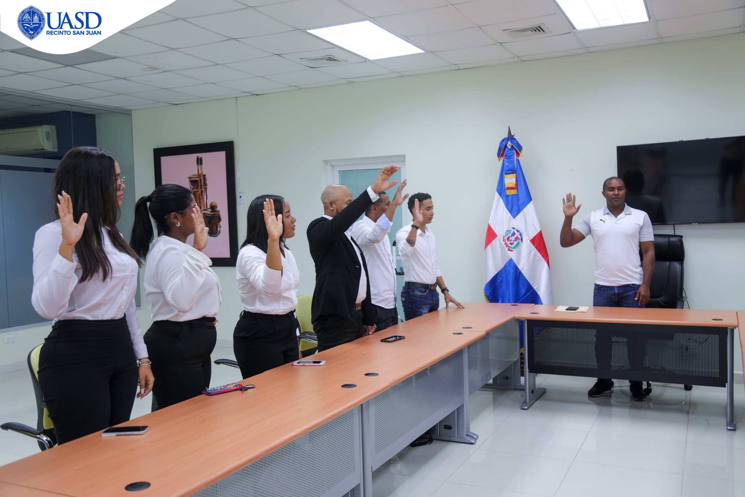Acto de Juramentación de Directivos de Asociaciones de Estudiantes de Carreras en la UASD-Recinto San Juan